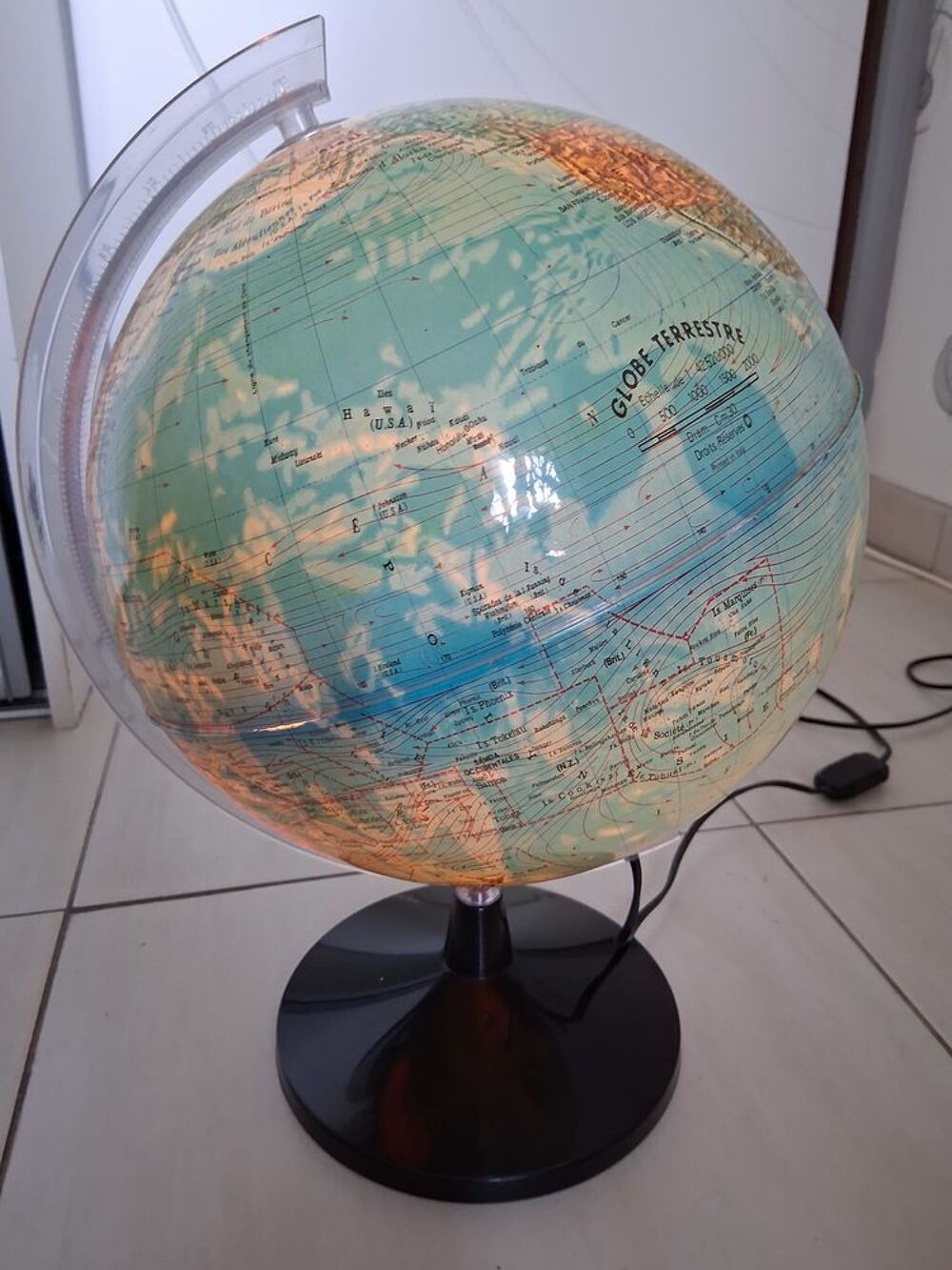 Mappemonde lumineuse Décoration