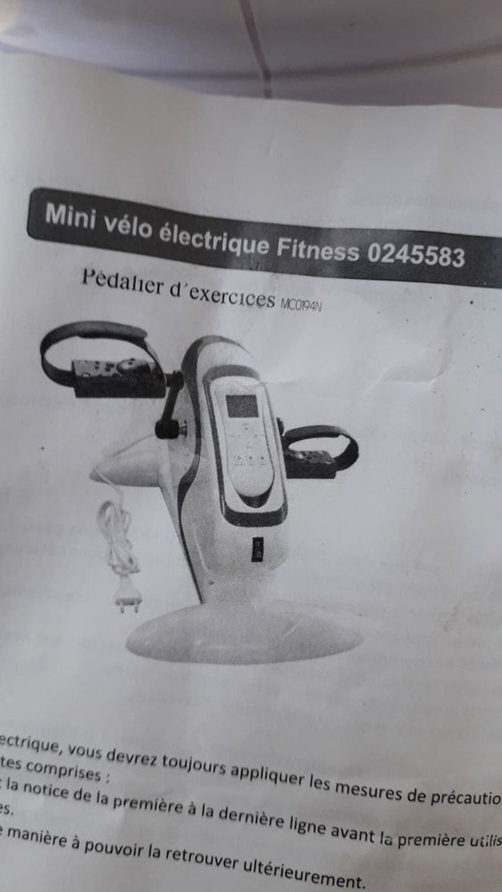 Mini v&eacute;lo &eacute;lectrique de r&eacute;&eacute;ducation Vélos