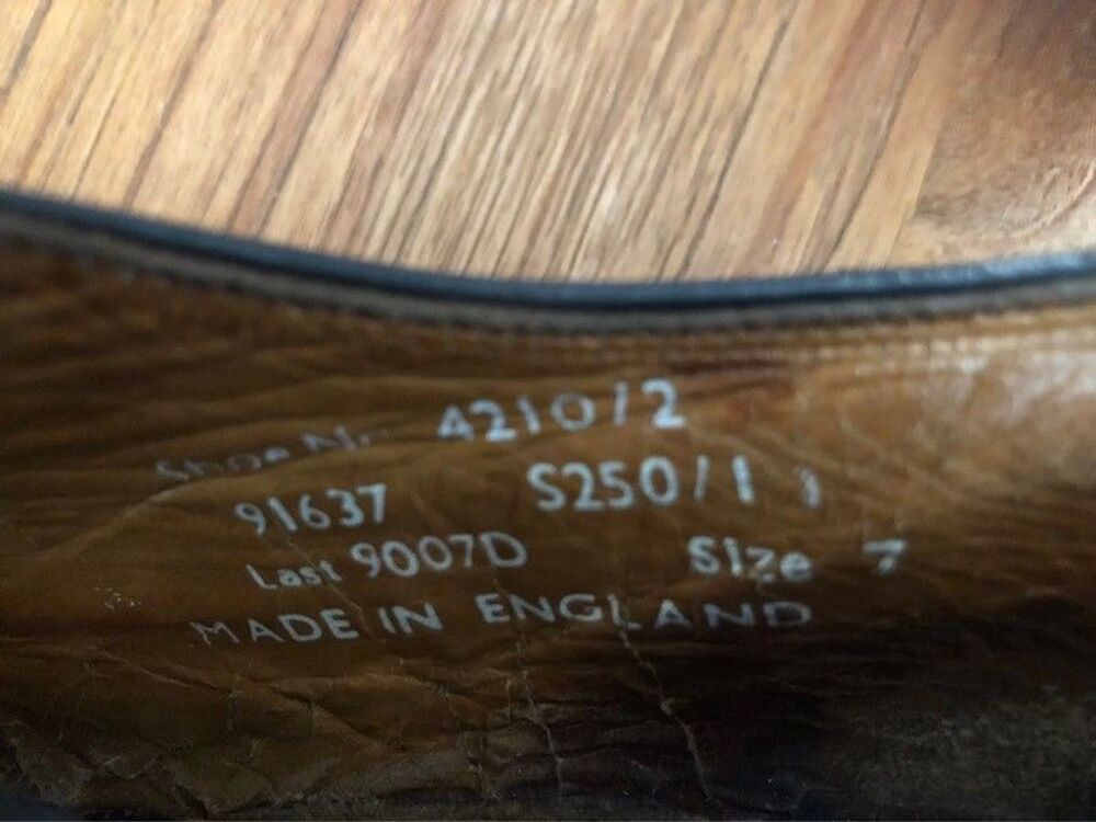 Bowen richelieu pointure Eur41 UK7 Chaussures