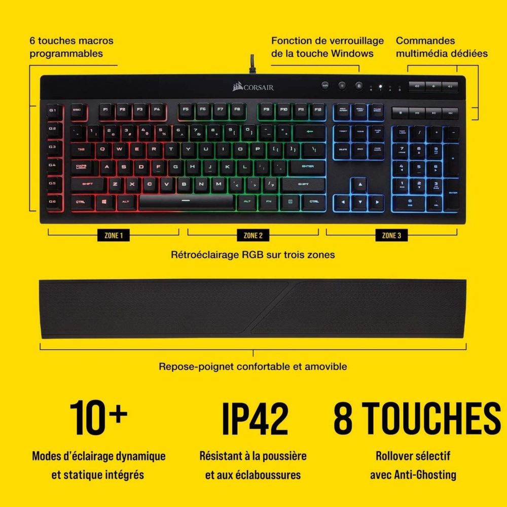 Clavier Gamer Consoles et jeux vidéos
