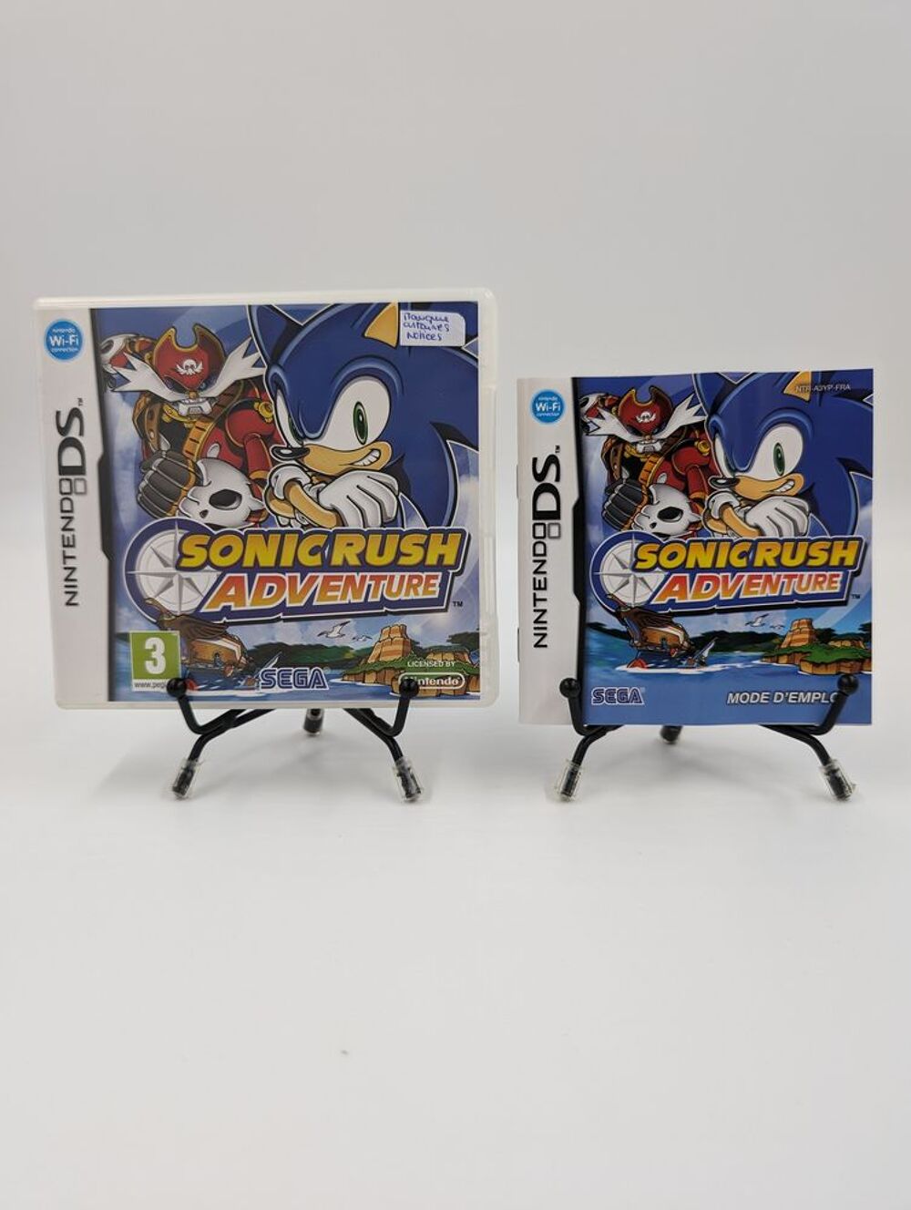 Jeu Nintendo DS Sonic Rush Adventure en boite avec notice Consoles et jeux vidéos