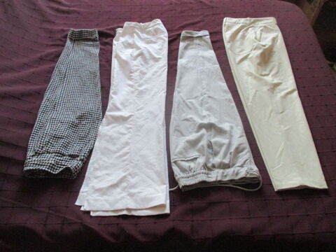 pantalons vichy ou blanc �cru Talence (33)
