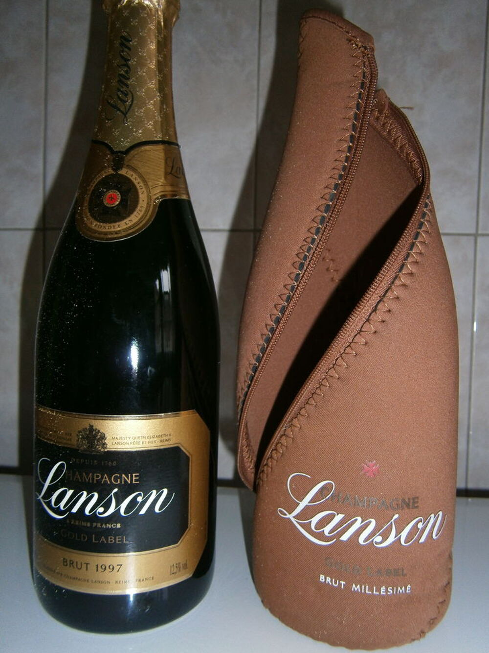 1 BOUTEILLE CHAMPAGNE LANSON MILL&Eacute;SIM&Eacute; 1997 