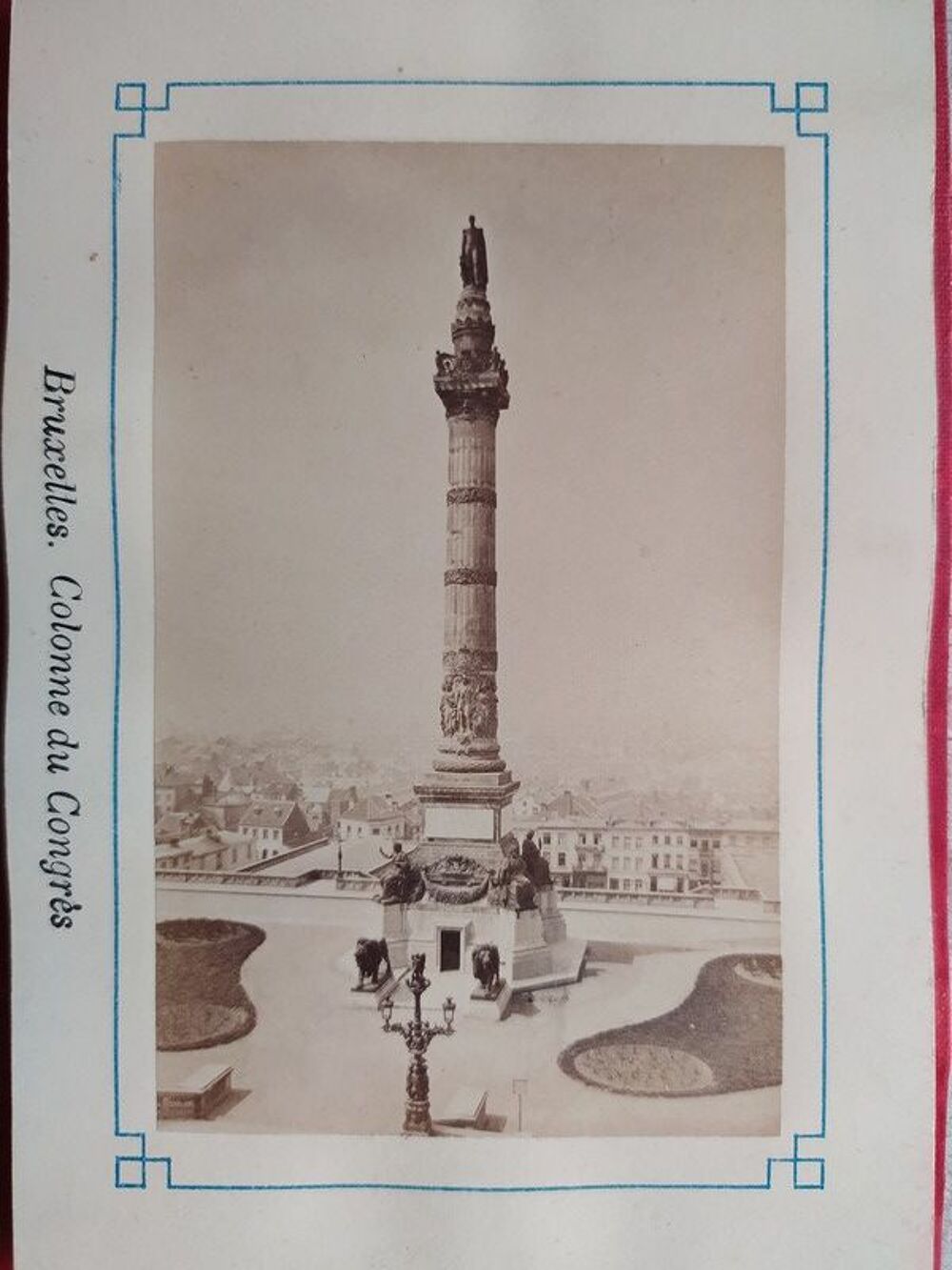 Bruxelles Belgique Album 7 Photographies Albumin&eacute;es ca1880 