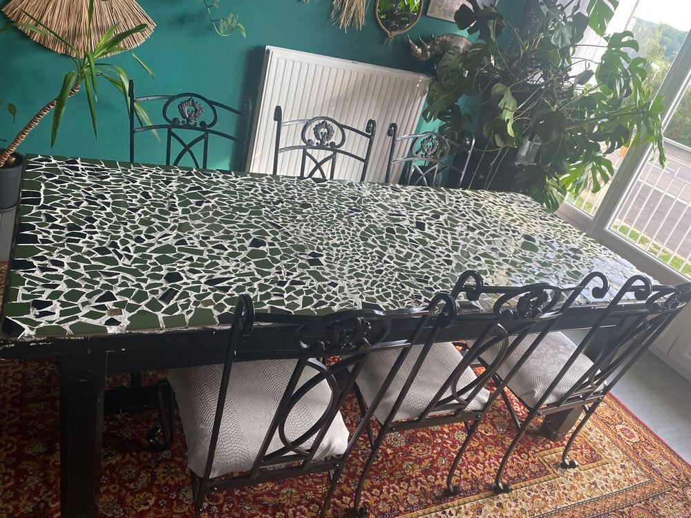6 Chaises de salle &agrave; manger Meubles