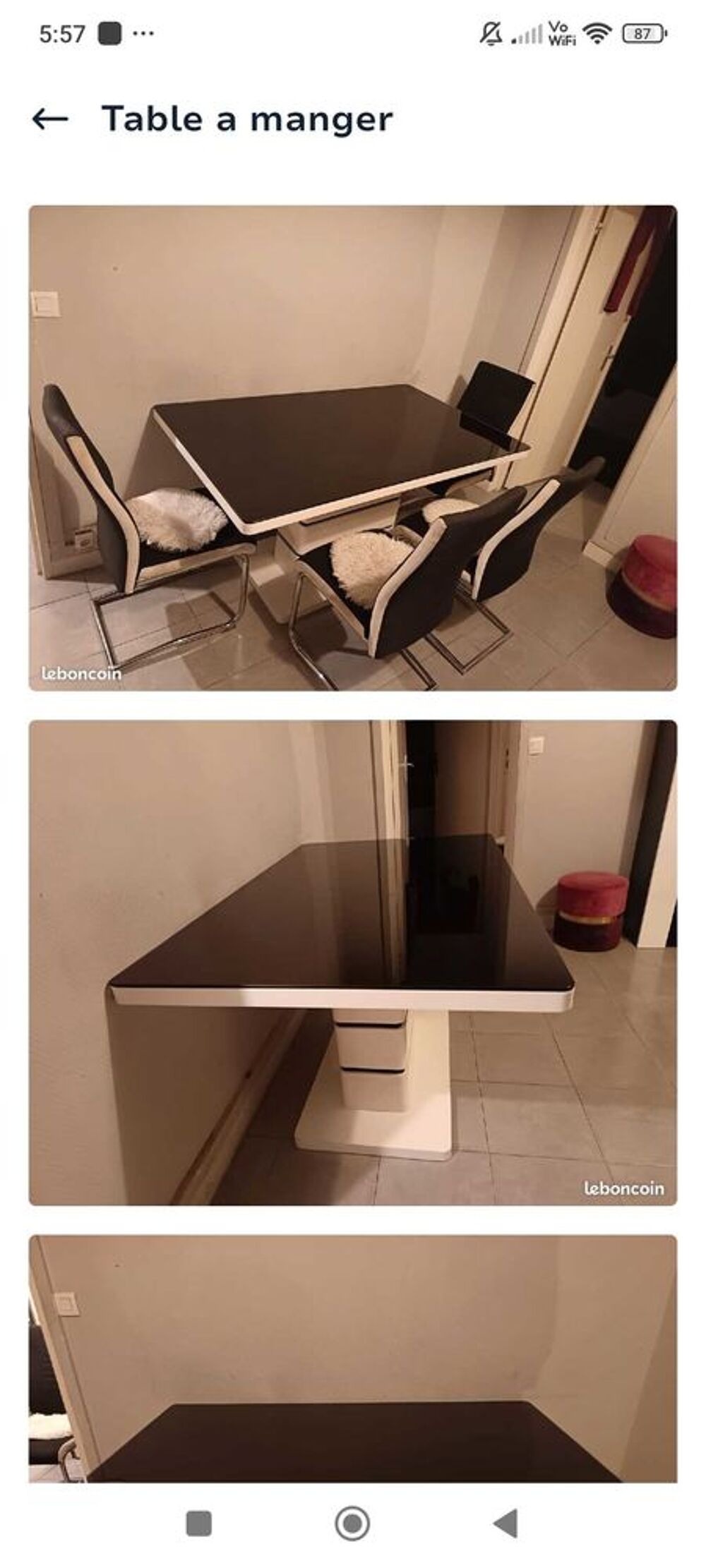 table &agrave; manger Meubles