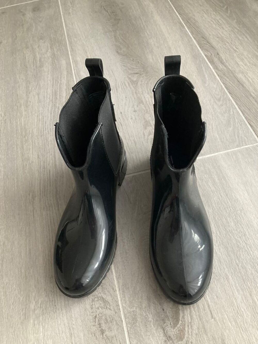 Bottines de pluie noires, femme, 38, Tommy Hilfiger Chaussures