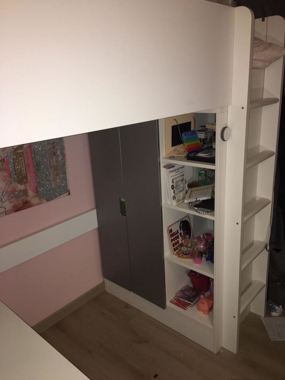 Lit mezzanine bureau armoire Ikea Meubles