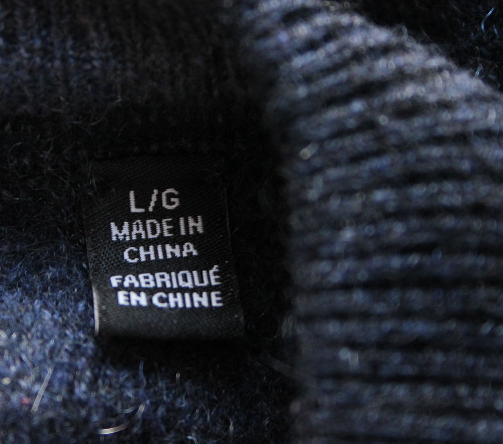 Pull cachemire bleu chin&eacute; SAKS FIFTH AVENUE T.L Vêtements