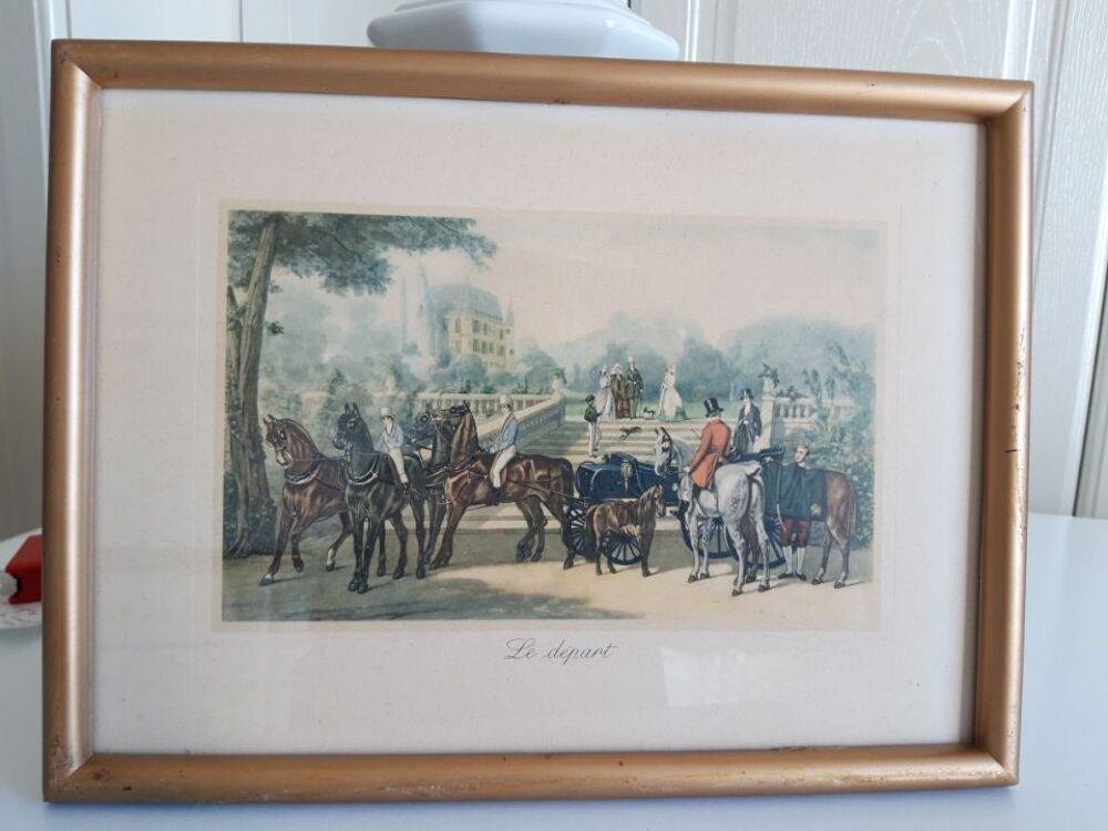 R&ecirc;ve de Bonheur et Le D&eacute;part (2 tableaux de d&eacute;coration) Décoration