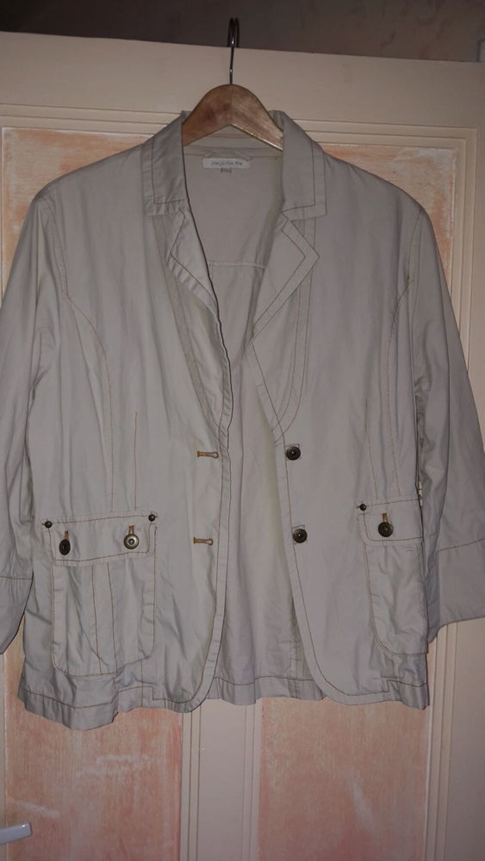 Veste femme T5 Beige Jacqueline Riu Vtements