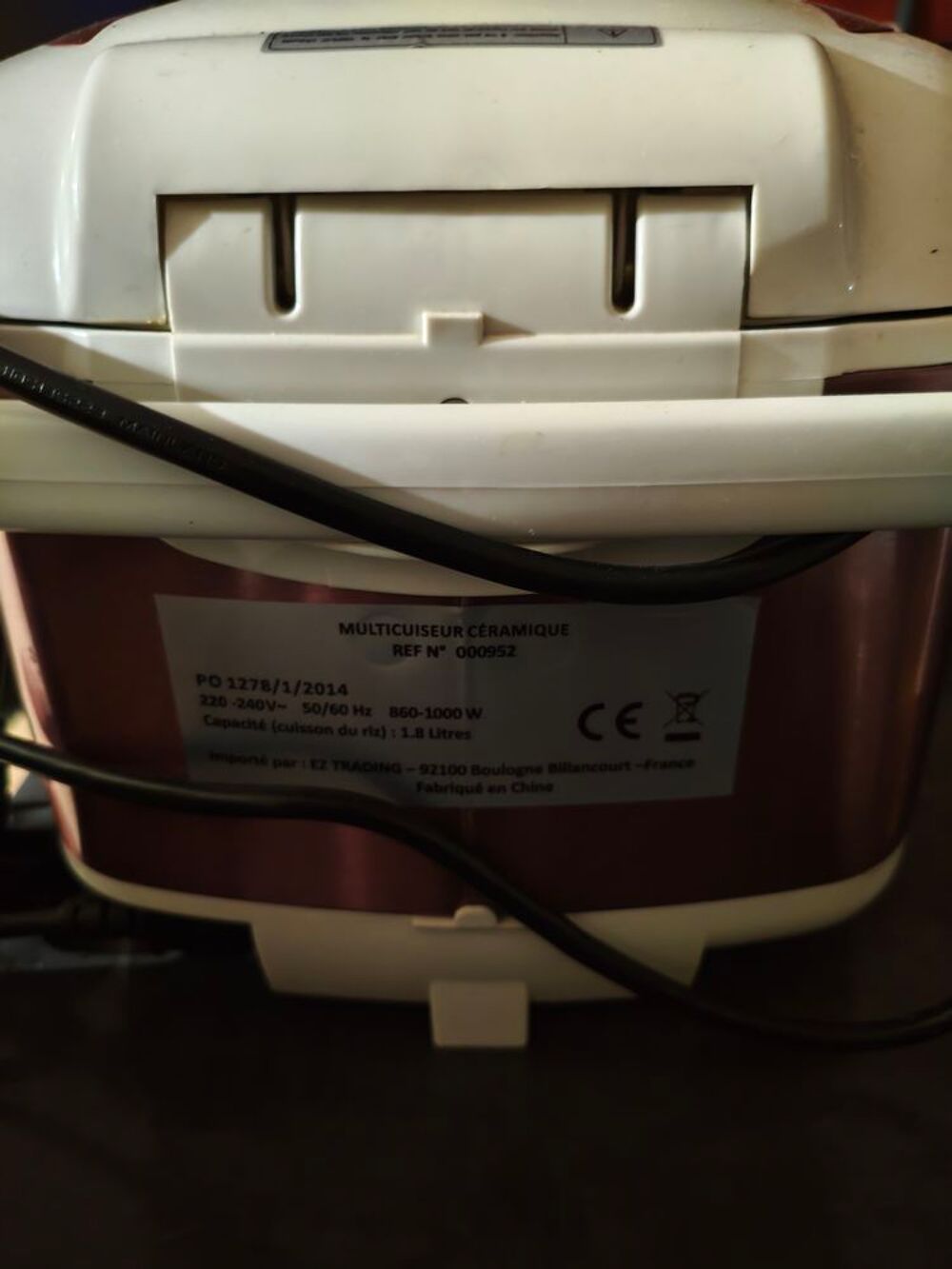 multi cuiseur c&eacute;ramique
Electroménager