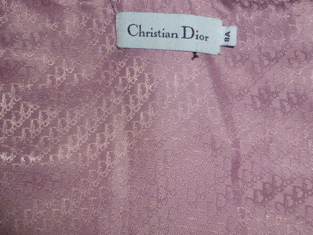 Dior jupe velours c&ocirc;tel&eacute; rose 8 ans Vtements enfants
