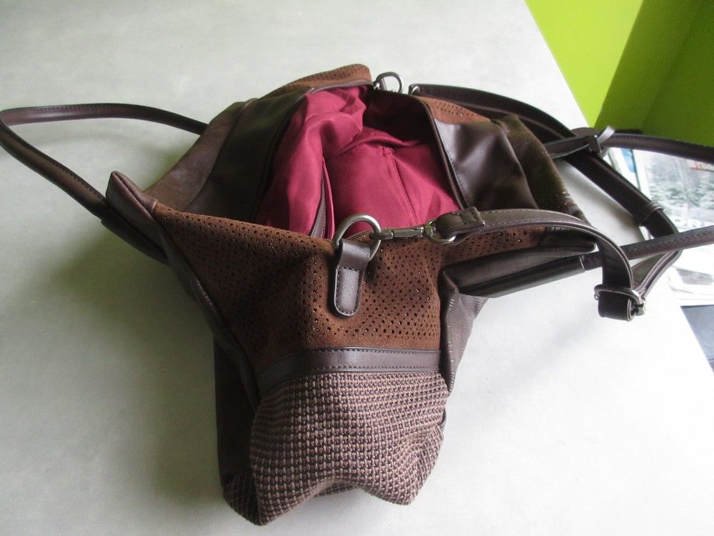 Sac &agrave; main marron Maroquinerie