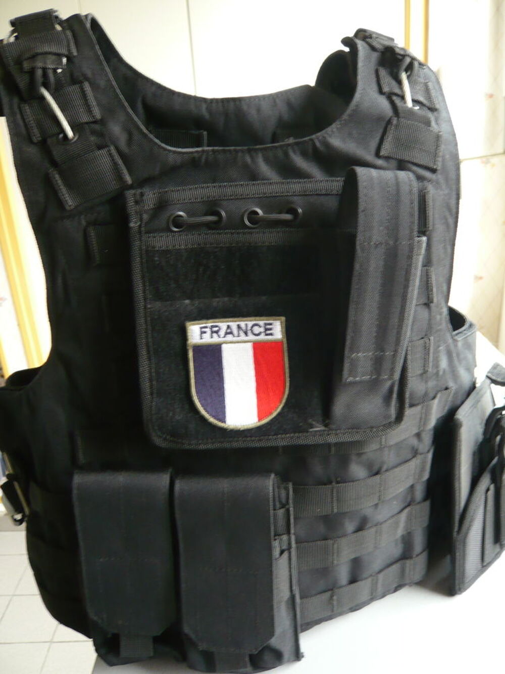 GILET TACTIQUE+HOLSTER+POCHES haut de gamme Sports