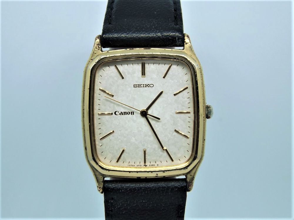 Tr&egrave;s rare Montre Seiko Canon 5P31-5260 1988 Bijoux et montres