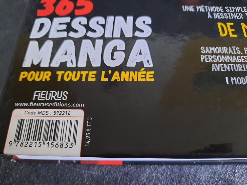 365 dessins manga pour toute l'ann&eacute;e Livres et BD