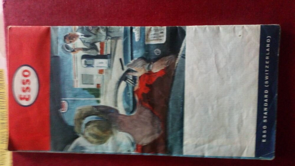 Brochure Vintage Esso Suisse Montagnes et Loisirs 