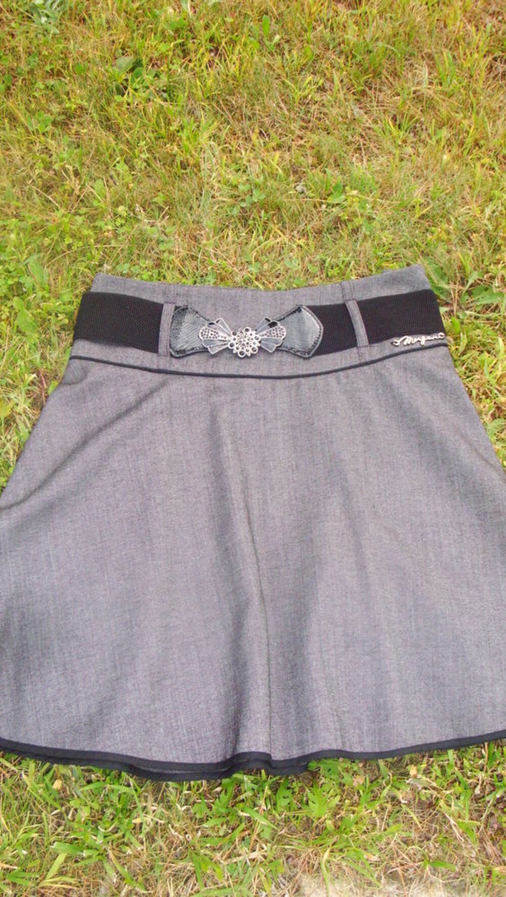 Jupe gris moyen marque MORGAN Vêtements