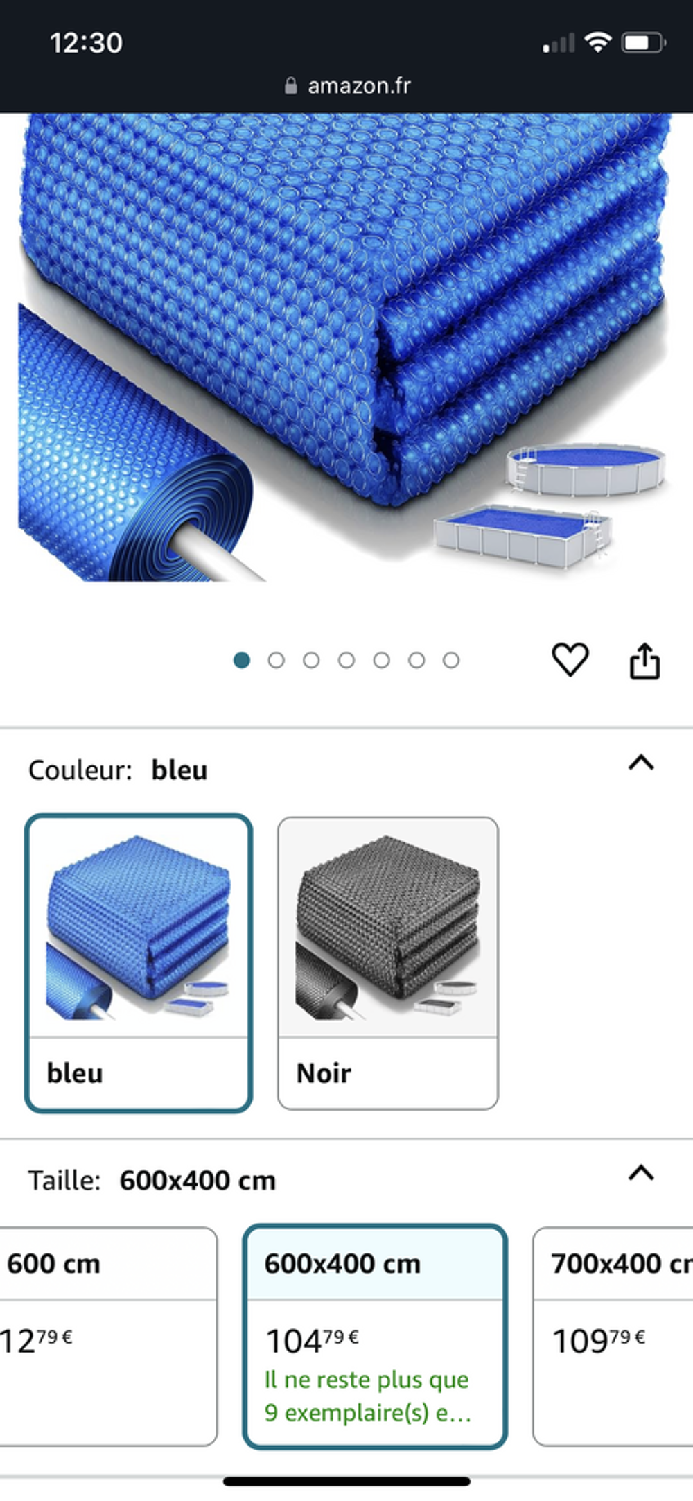 B&acirc;che &agrave; bulles Jardin