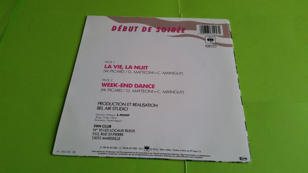 DEBUT DE SOIREE CD et vinyles