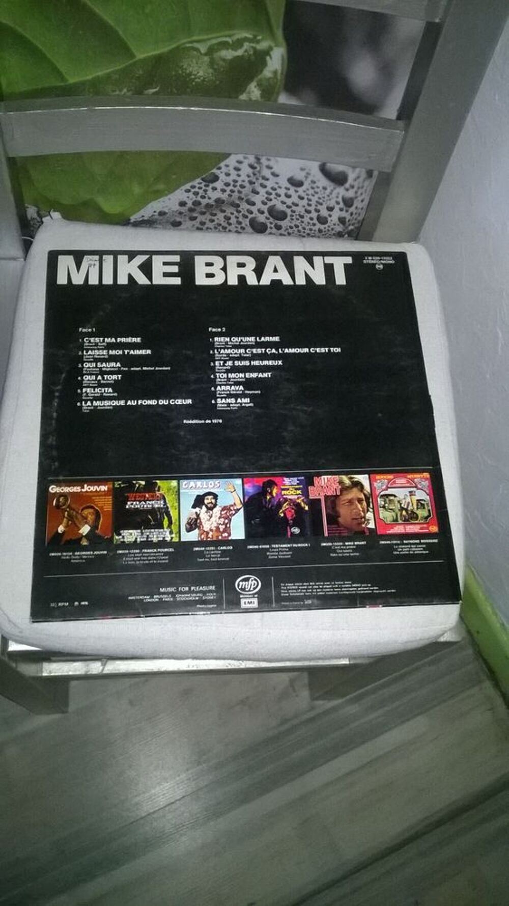 Vinyle Mike Brant 
C est ma pri&egrave;re
1976
Bon etat
C'est M CD et vinyles