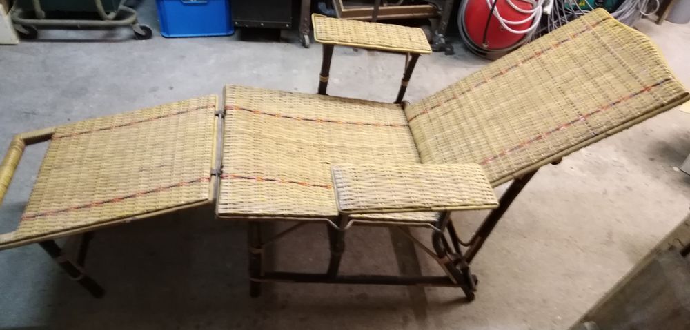 Chaise longue rotin Meubles