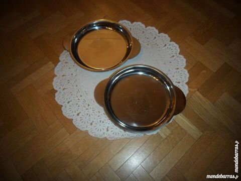 Plat four métal argenté brillant (17) 6 Tours (37)