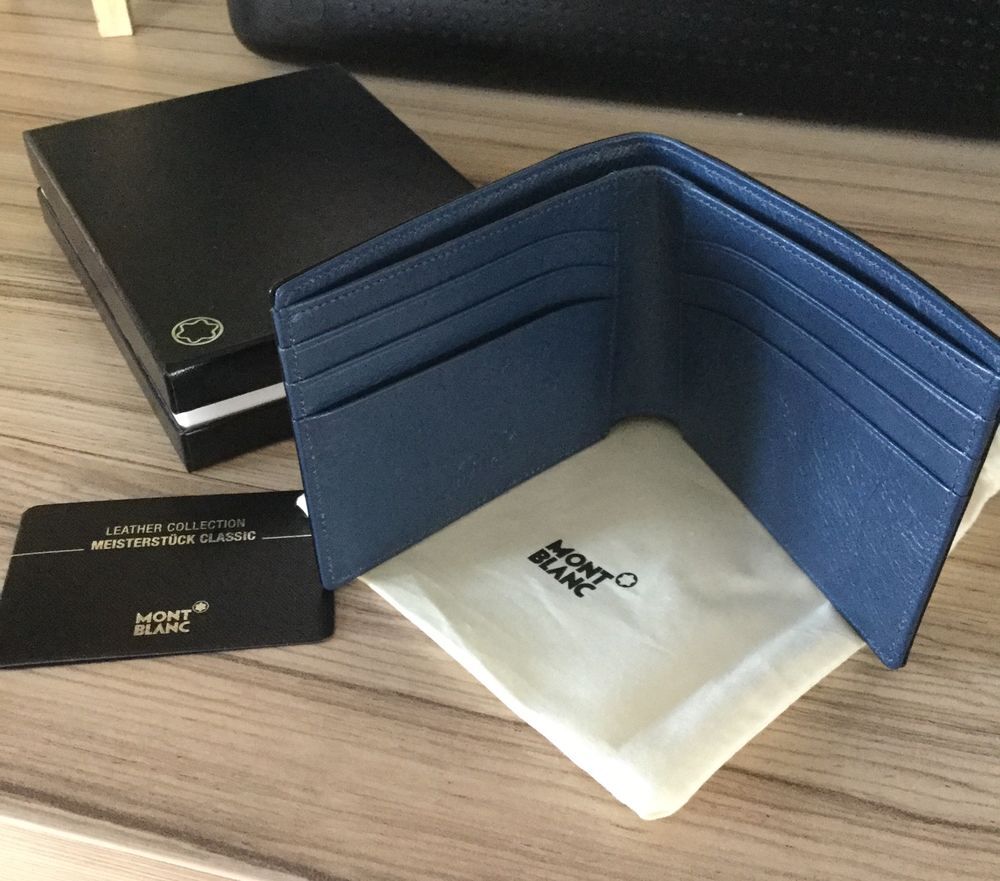 Portefeuille Mont-blanc homme Meisterst&uuml;ck neuf Maroquinerie