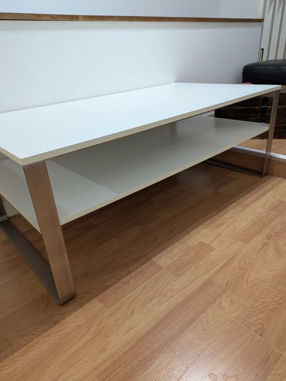 Table de salon moderne blanche Meubles