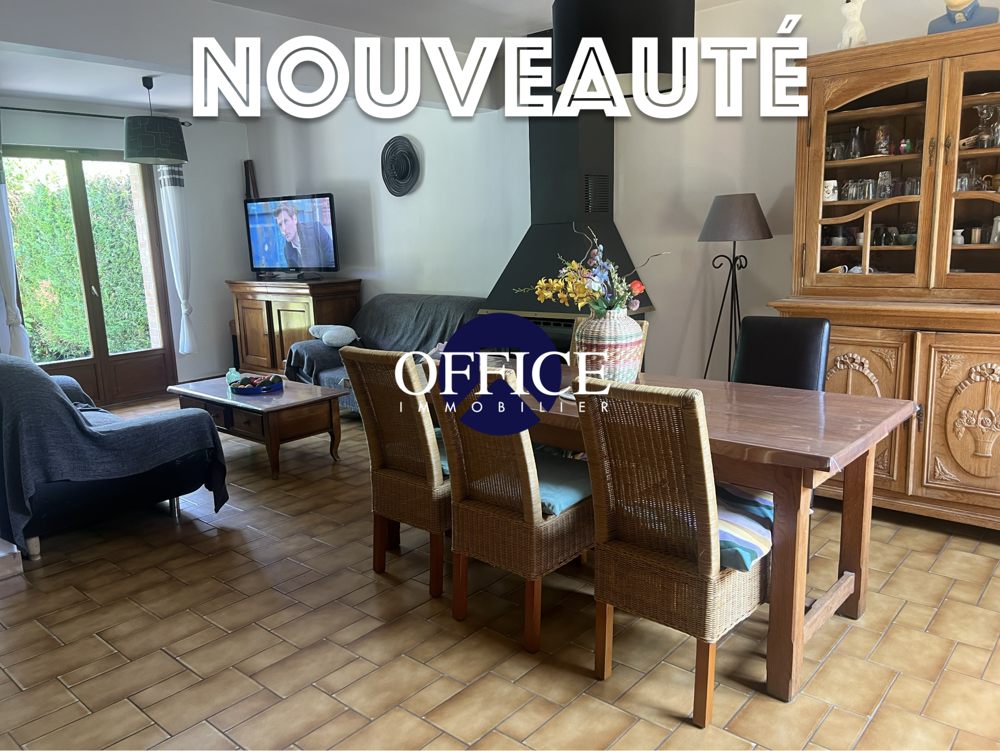 Vente Maison NOUVEAUTÉ – Maison individuelle semi plain-pied de 130 m2 avec 5 chambres + bureau – Sous-sol complet – Terrain de plus de 600 m² Lens