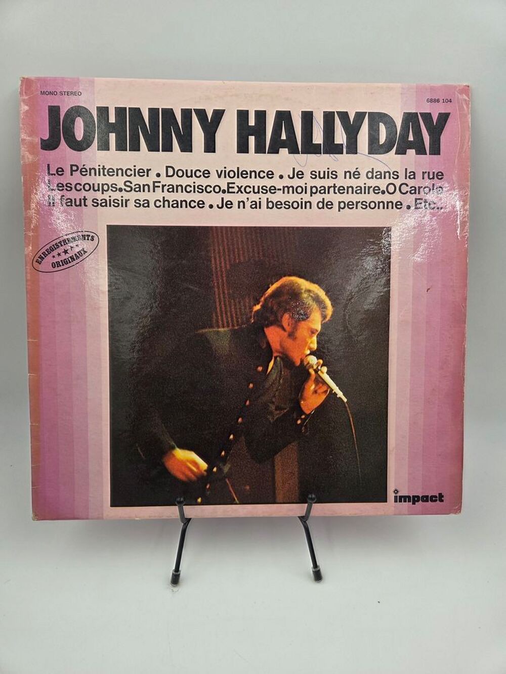 Vinyle 33 tours Johnny Hallyday : Le P&eacute;nitencier... CD et vinyles