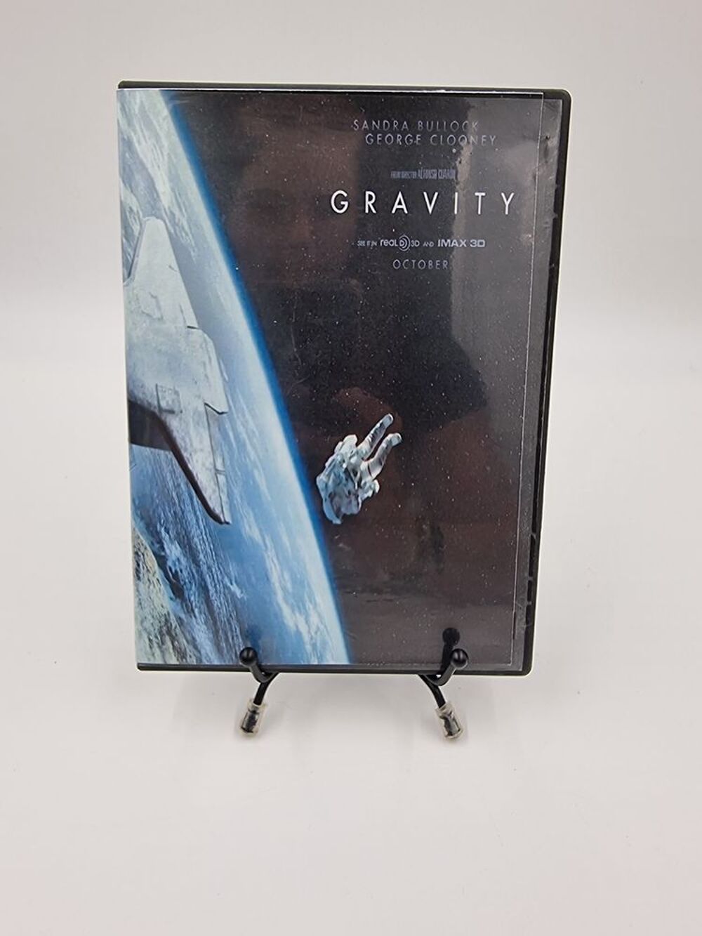 Film Blu-Ray Disc Gravity Imax 3D en boite (jaquette non off DVD et blu-ray