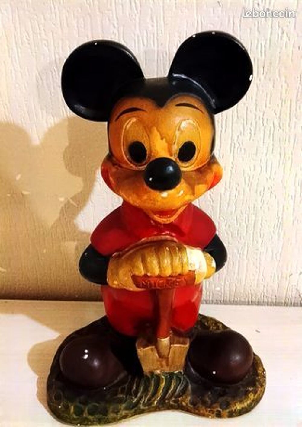 cette sculpture vintage de Mickey Mouse Décoration