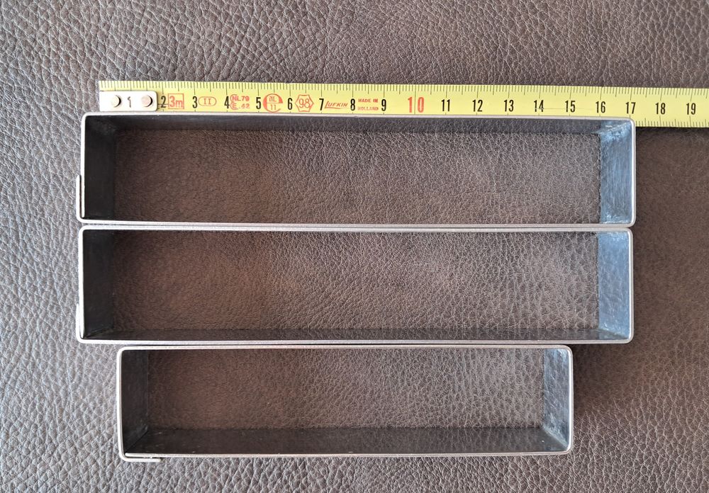 lot de nonettes en inox 6 pi&egrave;ces poir cuisine p&acirc;tisserie 
Cuisine