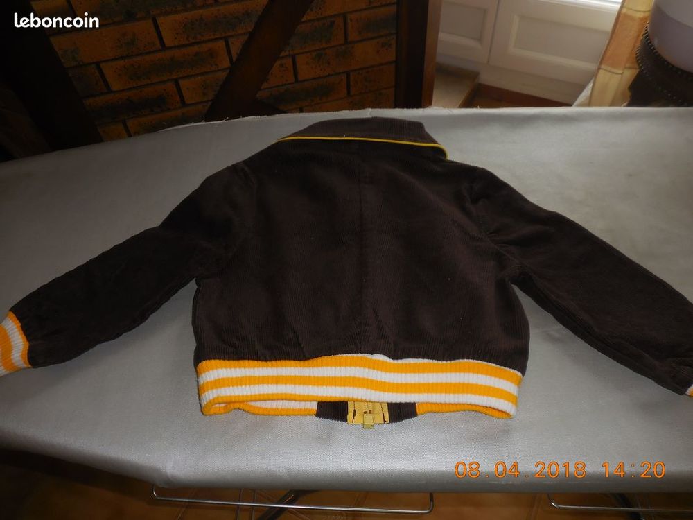 veste velours marron 4 ans Vêtements enfants
