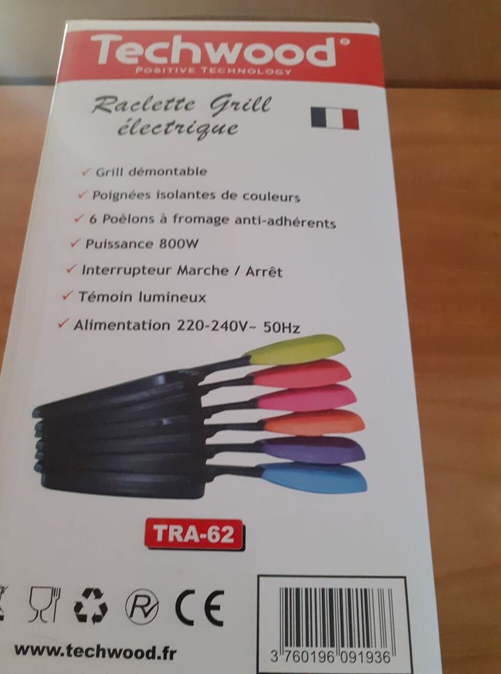 Appareil &agrave; raclette/grill &eacute;lectrique Electromnager