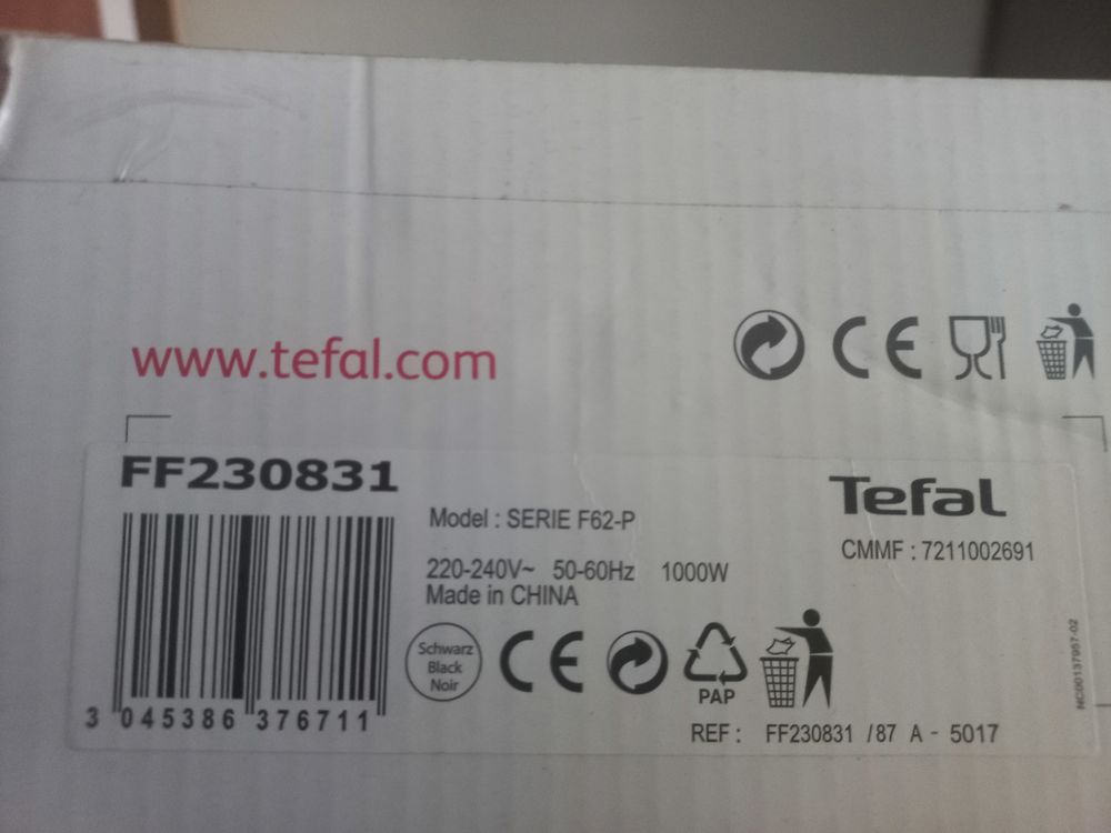 Friteuse Tefal Principio 1.2 L Electroménager