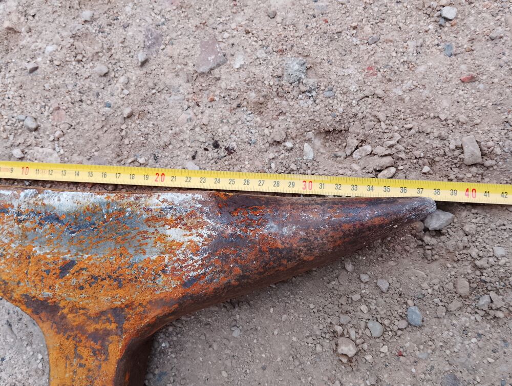 Enclume de billot 10 kg 381x65x200/300 mm Bricolage