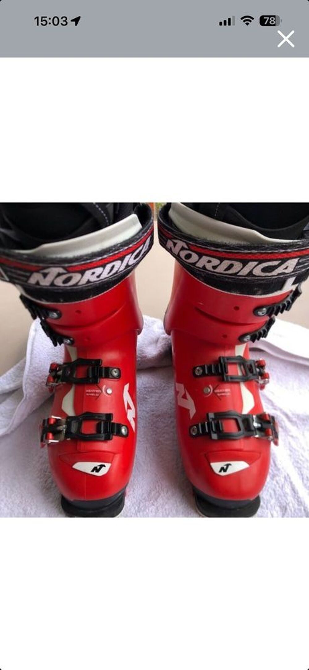 Bottes de ski Nordica speedmaster Sports