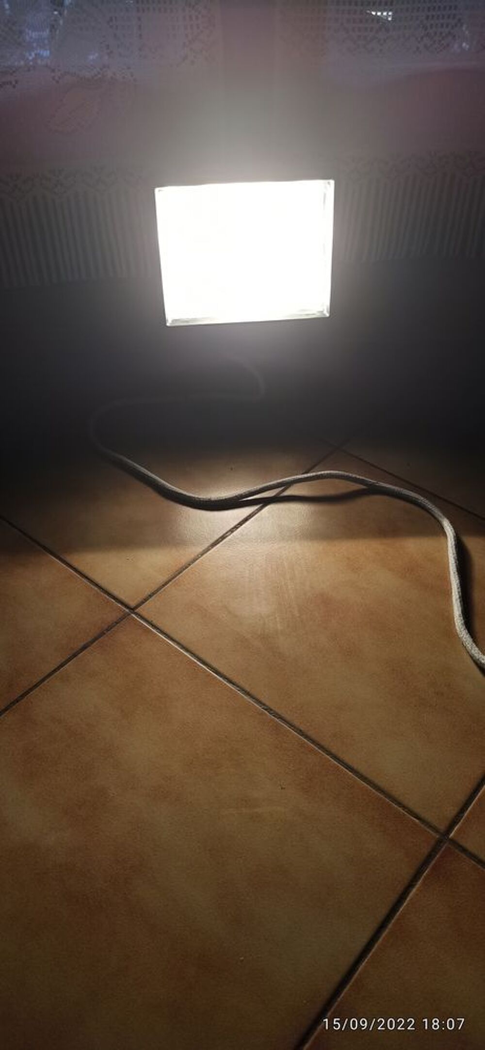 Projecteur halog&egrave;ne 500W noir Bricolage