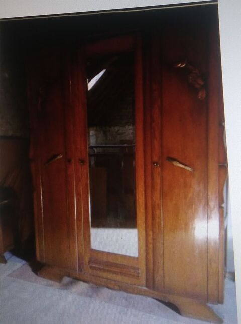  Chambre a coucher Anne 60 en Chene sculpt 140 Douai (59)