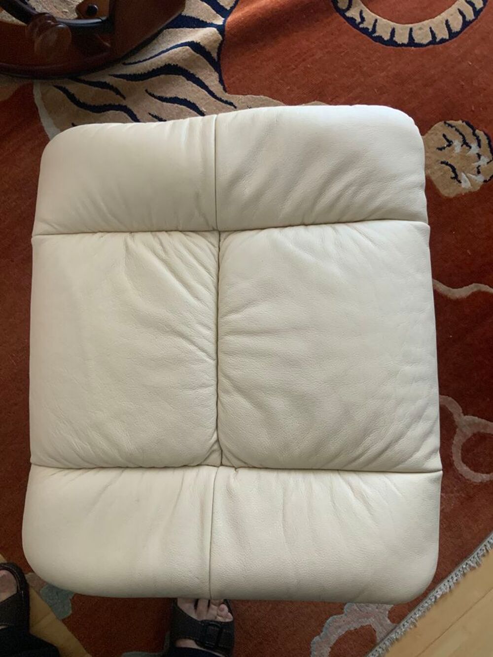 2 fauteuils relax inclinables manuels + reposes pieds. Meubles