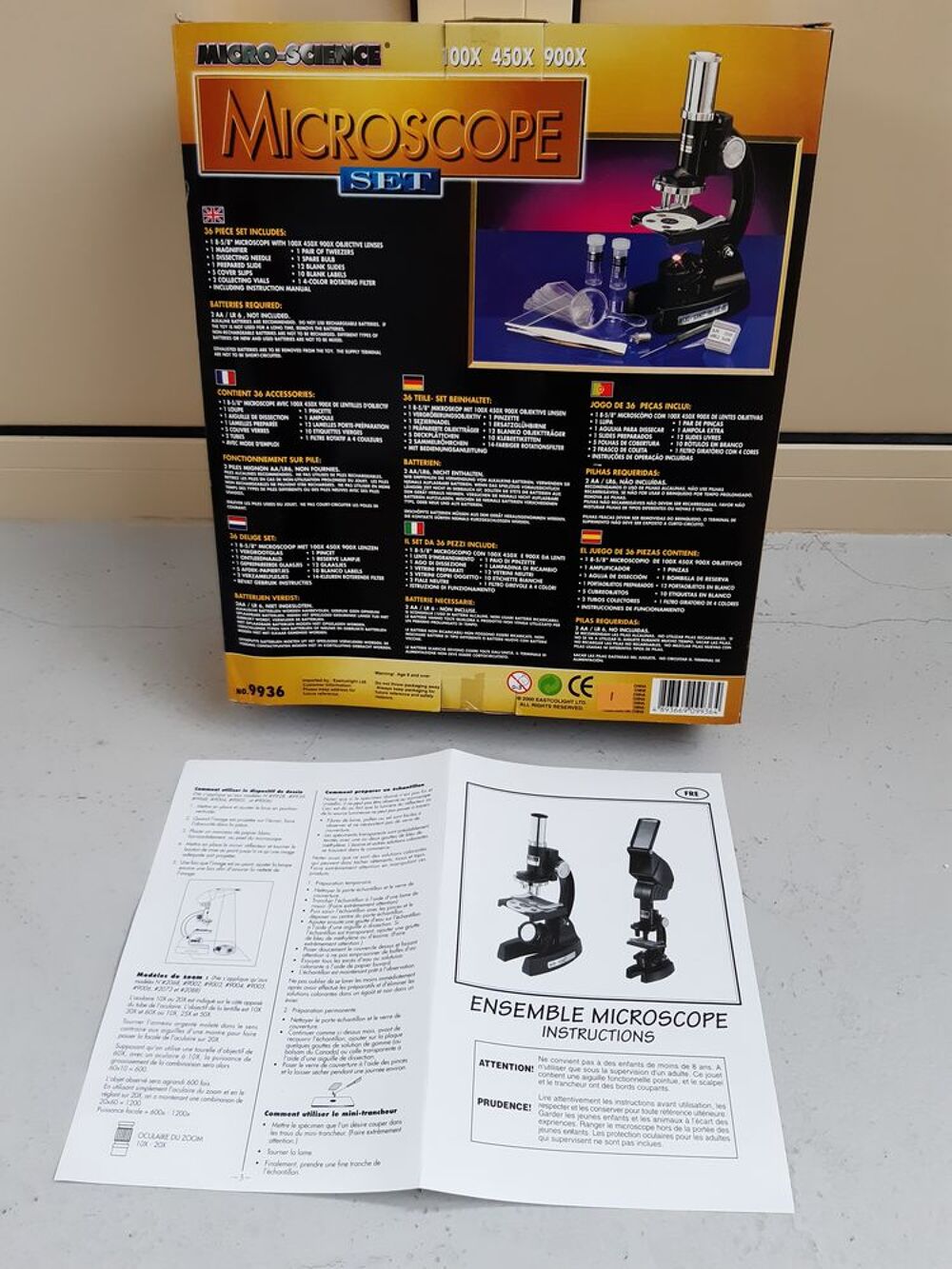 Microscope MICRO-SCIENCE Enfants + 8 ans Jeux / jouets