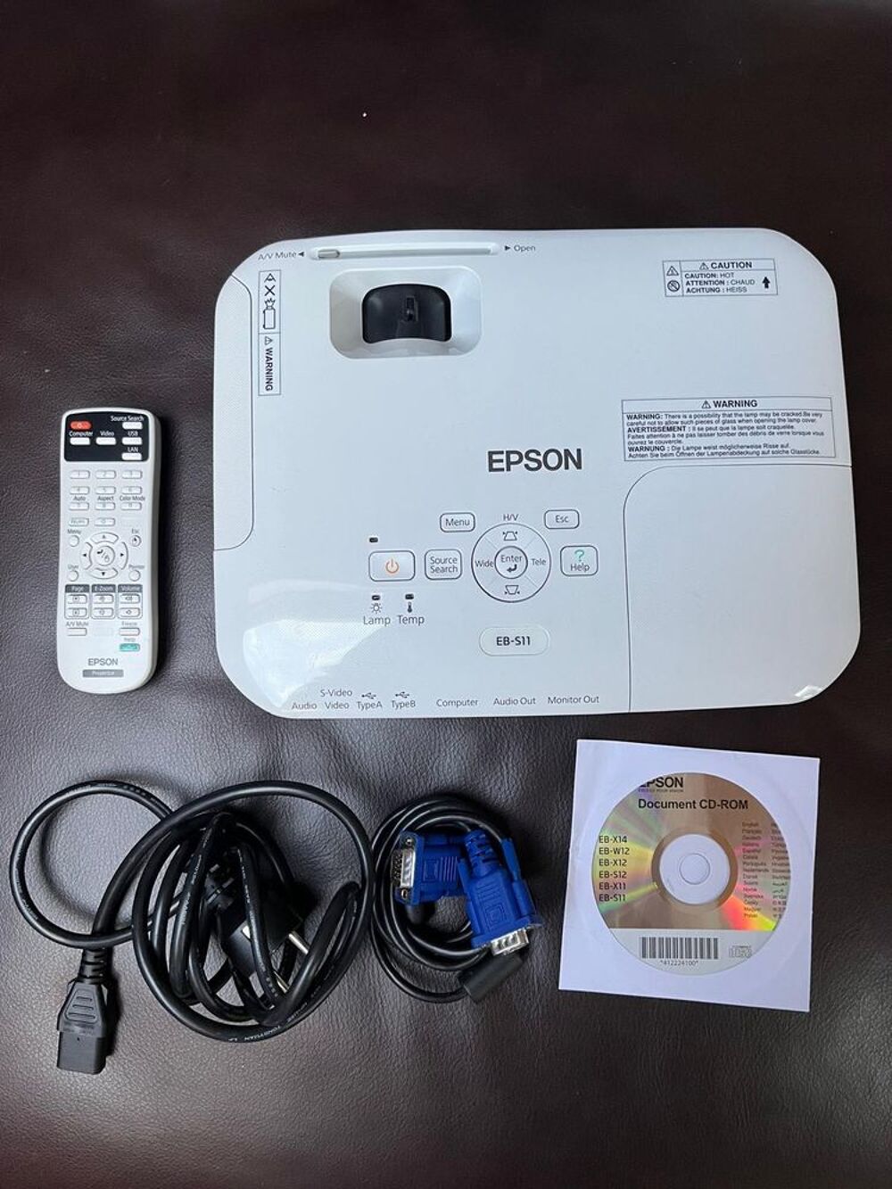 vid&eacute;o projecteur lcd projector Epson EB-S11 Matériel informatique