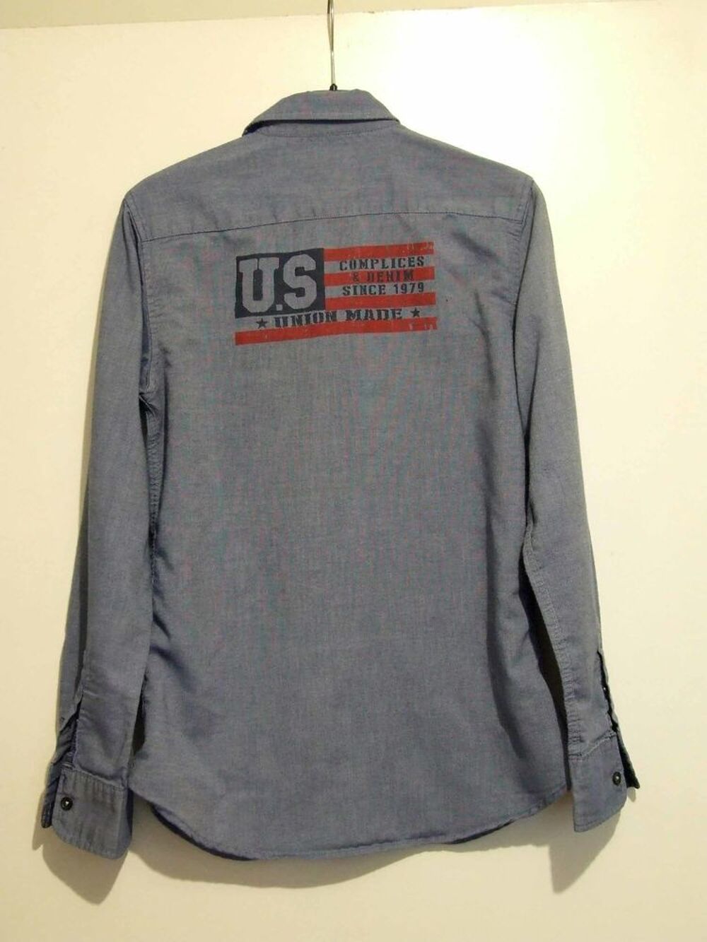 Chemise bleue, COMPLICES, Taille 16&nbsp;ans, TBE Vêtements enfants