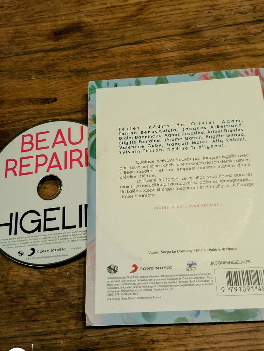 Livre et CD Beau Repaire de Jacques Higelin Livres et BD