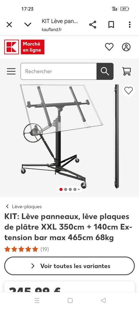 Mat&eacute;riel pour plaquiste 800 88300 Neufchâteau