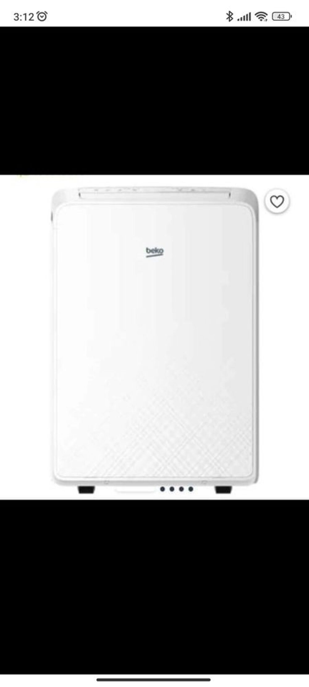 climatiseur r&eacute;versible beko Electroménager