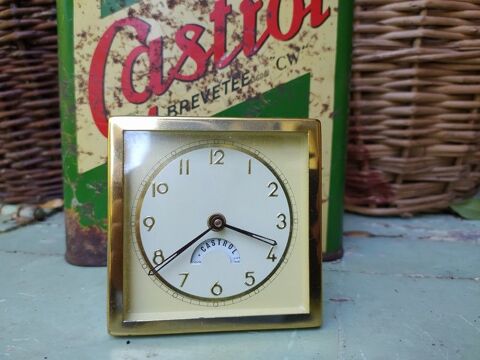 Ancienne Horloge Publicitaire Castrol Expert en Lubrifiants 90 Loches (37)